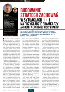 Budowanie strategii zachowań w sytuacjach 1 × 1 na przykładzie bramkarzy Akademii Piłkarskiej Wisły Kraków