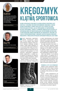 Kręgozmyk klątwą sportowca
