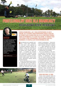 Profesjonalny obóz dla bramkarzy. Przykładowy dzień treningowy.