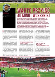 Warto przyjść 40 minut wcześniej