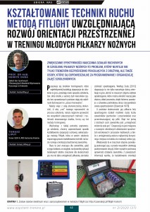 Kształtowanie techniki ruchu metodą Fitlight uwzględniającą rozwój orientacji przestrzennej w treningu młodych piłkarzy nożnych