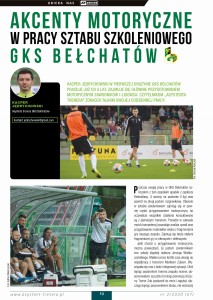 Akcenty motoryczne w pracy sztabu szkoleniowego GKS Bełchatów
