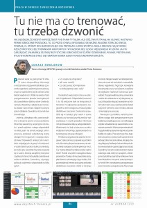 Tu nie ma co trenować, tu trzeba dzwonić