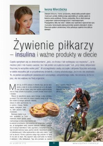 Żywienie piłkarzy – insulina i ważne produkty w diecie