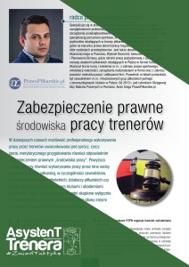 Zabezpieczenie prawe środowiska pracy trenerów