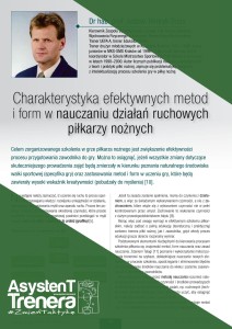 Charakterystyka efektywnych metod i form w nauczaniu działań ruchowych piłkarzy nożnych