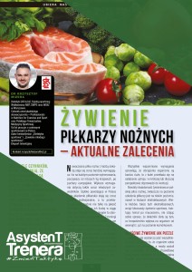 Żywienie piłkarzy nożnych – aktualne zalecenia