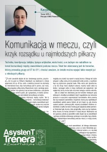 Komunikacja w meczu, czyli krzyk rozsądku u najmłodszych piłkarzy