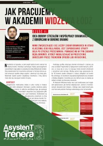 Jak pracujemy w akademii Widzewa Łódź. Część II. Idea obrony strzałów i współpracy bramkarza z obrońcami w obronie bramki