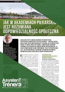 Jak w akademiach piłkarskich jest rozumiana odpowiedzialność społeczna