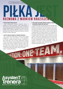 Piłka jest kobietą. Rozmowa z Markiem Radziszewskim
