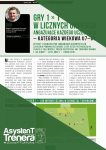 Gry 1 × 1 w licznych grupach angażujące każdego uczestnika – kategoria wiekowa U7–U9