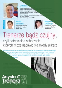 Trenerze bądź czujny, czyli potencjalne schorzenia, których może się nabawić młody piłkarz
