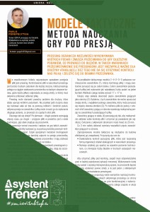 Modele taktyczne. Metoda nauczania gry pod presją