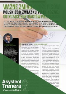 Ważne zmiany przepisów PZPN dotyczące kontraktów piłkarskich