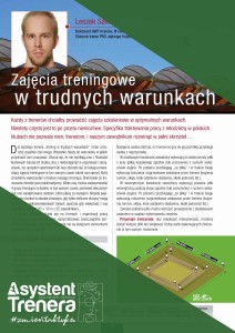 Zajęcia treningowe w trudnych warunkach