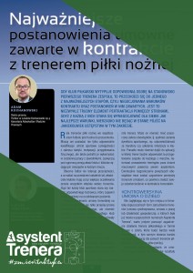 Najważniejsze postanowienia umowne zawarte w kontrakcie z trenerem piłki nożnej