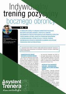 Indywidualny trening pozycyjny bocznego obrońcy