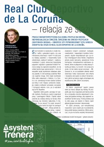 Real Club Deportivo de La Coruna – relacja ze stażu