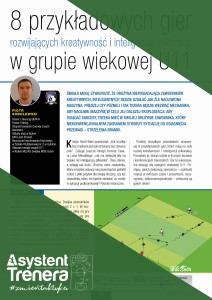 8 przykładowych gier rozwijających kreatywność i inteligencję piłkarską w grupie wiekowej U11