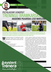 Przykładowy konspekt treningu bramkarskiego – Akademia Piłkarska Legii Warszawa