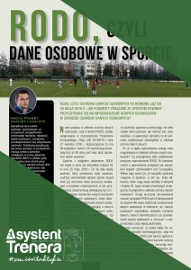 RODO, czyli dane osobowe w sporcie