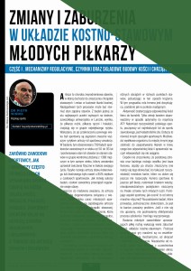 Zmiany i zaburzenia w układzie kostno-stawowym młodych piłkarzy – część I. Mechanizmy regulacyjne, czynniki oraz składowe budowy kości i chrząstek