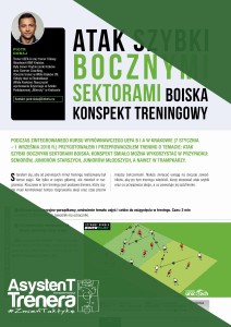 Atak szybki bocznymi sektorami boiska – konspekt treningowy