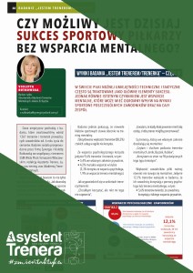 Czy możliwy jest dzisiaj sukces sportowy piłkarzy bez wsparcia mentalnego? Wyniki badania „Jestem trenerem/trenerką - część III