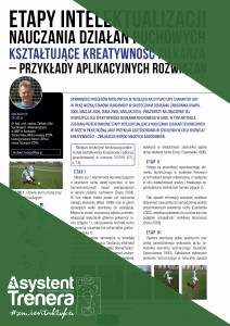 Etapy intelektualizacji nauczania działań ruchowych kształtujące kreatywność piłkarza – przykłady aplikacyjnych rozwiązań