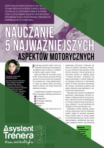 Nauczanie 5 najważniejszych aspektów motorycznych