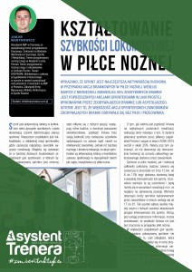 Kształtowanie szybkości lokomocyjnej w piłce nożnej