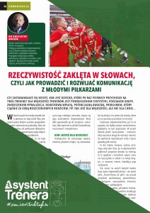 Rzeczywistość zaklęta w słowach, czyli jak prowadzić i rozwijać komunikację z młodymi piłkarzami
