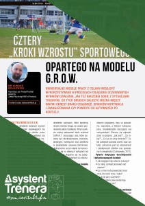 Cztery „kroki wzrostu” sportowego opartego na modelu G.R.O.W.