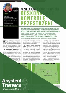 Przykładowe środki treningowe doskonalące kontrolę przestrzeni