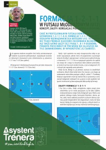 Formacja 1-2-1-1 w futsalu młodzieżowym (U12) – koncpet, zalety i korelacja z piłką nożną 8-osobową