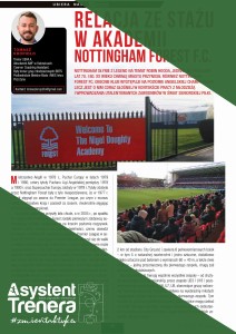 Relacja ze stażu w Akademii Nottingham Forest F.C.