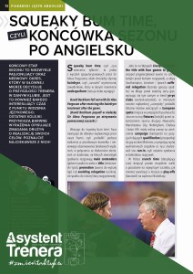 Squeaky bum time, czyli końcówka sezonu po angielsku