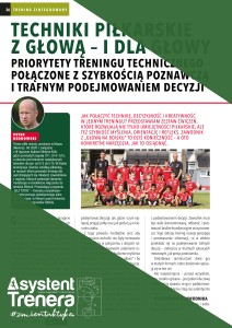 Techniki piłkarskie z głową – i dla głowy. Priorytety treningu technicznego połączone z szybkością poznawczą i trafnym podejmowaniem decyzji