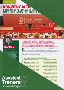 Konwencja trenerska, czyli nowe zasady regulujące stosunki kontraktowe trenerek i trenerów piłki nożnej z klubami piłkarskimi