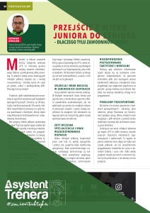 Podyskutujmy… Przejście z wieku juniora do seniora – dlaczego tylu zawodników znika?