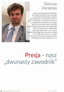 Presja – nasz „dwunasty zawodnik”