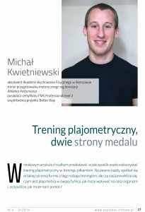 Trening plajometryczny, dwie strony medalu