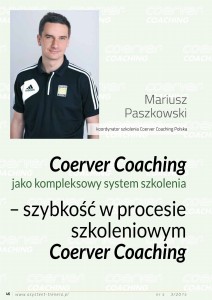 Coerver Coaching jako kompleksowy system szkolenia – szybkość w procesie szkoleniowym Coerver Coaching