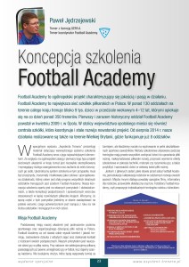Koncepcja szkolenia Football Academy