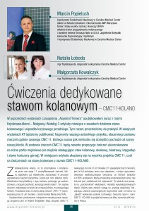 Ćwiczenia dedykowane stawom kolanowym – CMC`11-KOLANO