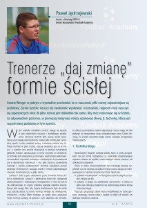 Trenerze „daj zmianę” formie ścisłej