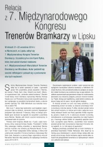Relacja z 7. Międzynarodowego Kongresu Trenerów Bramkarzy w Lipsku