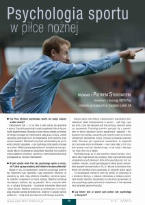 Psychologia sportu w piłce nożnej – wywiad z Piotrem Stokowcem