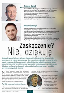 Zaskoczenie? Nie, dziękuję